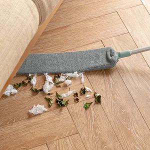 Plumero Extensible de Mango Largo para Limpieza de Huecos de Fondo de Cama Microfibra PP EVA Herramienta de Limpieza Doméstica