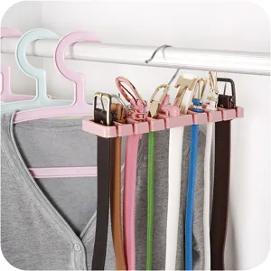 Multifunctionele riemorganizer hanger voor kledingkast stropdassenhouder opbergrek