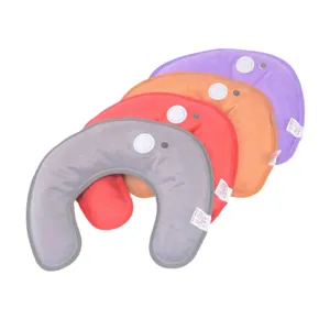 U-shaped rechargeable electric hot water bag for neck and shoulder warm compress solid color