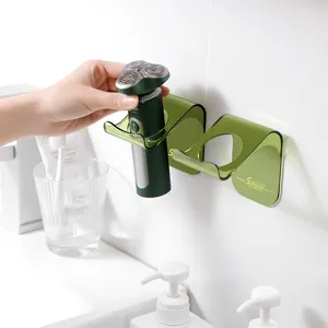 Supporto per Rasaerba Elettrico Senza Foratura Scaffale per Conservazione da Bagno a Parete Organizzatore in Plastica