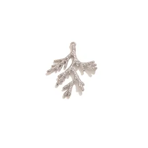 Edelstahl Zweig Anhänger DIY Schmuck Charme einzigartiges Design Mode Zubehör für Halskette