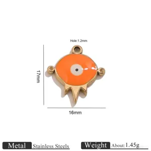 Stainless steel irregular pendant charm necklace jewelry accessory detail view display