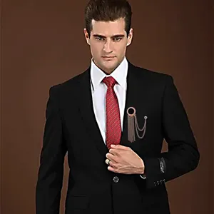 Men's tassel suit brooch stylish lapel pin fashion accessory for blazer suit party dress