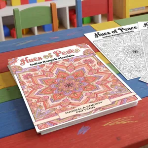 Libro Poster da Colorare Mandala per Bambini Adulti Motivo Geometrico Creativo Carta da Disegno Educativa Forniture d'Arte