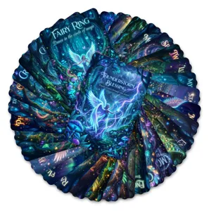 Mazzo di carte oracolo delle fate e angeli, carte di meditazione magiche per guida spirituale.