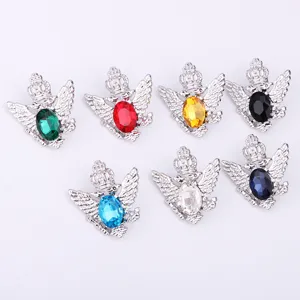 Vintage doppelköpfiger Adler Strass Brosche Herren Anzug retro Kristall Abzeichen Schmuck.
