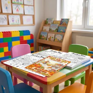 Children coloring posters detail, autumn harvest find items activity sheets for kids learning.