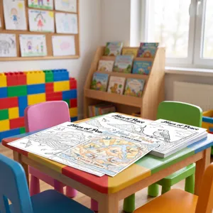Libro da colorare per bambini tema uccello nuvola con pagine creative di graffiti.