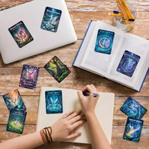 Scopri la guida divina con questo mazzo di 36 carte oracolo di fate e angeli. Arte fantastica.