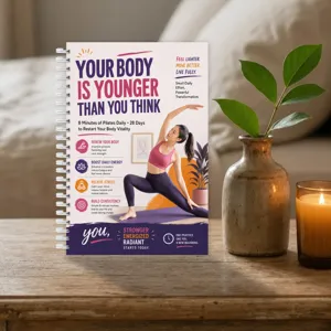Diario di allenamento Pilates di 28 giorni quaderno spirale pianificatore fitness