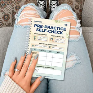Spiralgebundenes Fitness-Selbsttest-Handbuch fur Senioren zu Hause, Tai Chi Training Ratgeber.