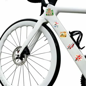 Japanese style cute cartoon stickers waterproof decals for bicycle helmet suitcase