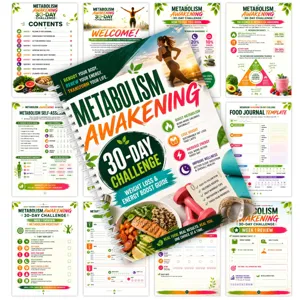 Quaderno a Spirale per la Sida di Risveglio del Metabolismo di 30 Giorni e Planner