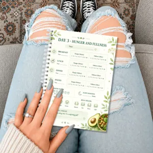 Quaderno planner dieta a spirale, 28 pagine diario monitoraggio abitudini e pasti.