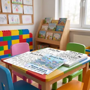 Libro de colorear exploracion oceano para ninos, divertidos carteles de dibujo graffiti.