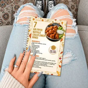 Spiral recipe book blank notebook kitchen cooking journal meal planner cute gift 28 pages