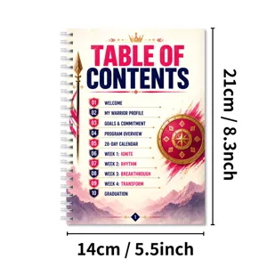 28 Tage Fitness Training Spiralnotizbuch Trainingsplaner 21x14cm Tagebuch fitness