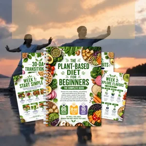 Agenda pianificatore di dieta vegetale, guida di transizione 30 giorni, diario fitness.