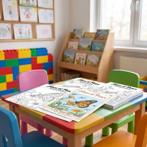 Libro de colorear insectos mariposa para niños kit de dibujo artístico y educación infantil