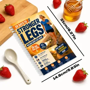 28 Tage starke Beine Training Notizbuch Spiralhandbuch Fitness Trainingsleitfaden Planer