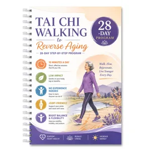 Scopri il quaderno del programma di camminata tai chi di 28 giorni per il benessere fisico.