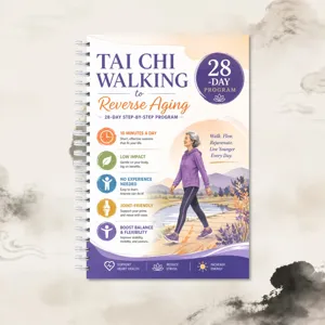 Quaderno per Programma Camminata Tai Chi 28 Giorni Spirale Diario Fitness Anziani