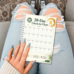 Agenda planner di controllo di 28 giorni quaderno a spirale per abitudini quotidiane