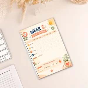 Quaderno a spirale per il monitoraggio delle dosi planner giornaliero dei medicinali