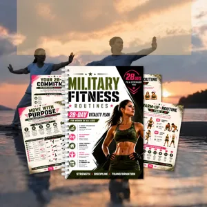 28-day women fitness planner notebook, spiral bound workout journal with daily routines and guides.