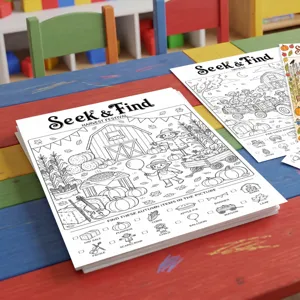 Pósteres Para Colorear Para Niños Tema Buscar Y Encontrar Arte De Línea Papel Pintura Dibujos Animados Granja Hojas Educativas Actividad Infantil