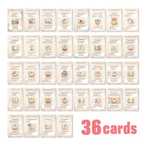 36pcs PTSD recovery emotional support cards positive self-care affirmation gift deck.