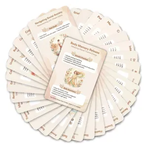PTSD Recovery Affirmation Cards Warm Emotional Regulation Self Motivation Positive Healing Instruction Cards Mental Health Gift