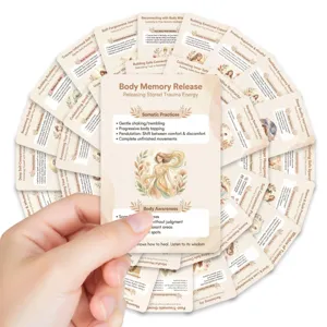 36pcs PTSD recovery emotional cards somatic therapy healing affirmation cards gift for self care