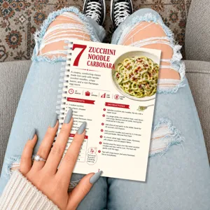 Spiral recipe notebook with practical daily cooking guides, portable and easy to turn pages.