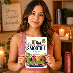 Cuaderno de recetas de plan de batidos de 30 días, guía de dieta y hábitos saludables en espiral.
