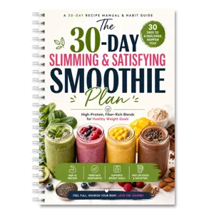 Manual de recetas de 30 dias y guia de habitos en espiral para objetivos de peso saludable.