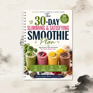 Manual de recetas de batidos de 30 dias cuaderno espiral para perdida de peso saludable guia