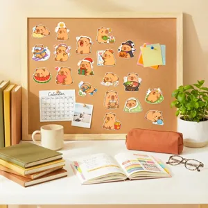 Cute cartoon capybara stickers waterproof decorative decals for journal notebook laptop 50pcs
