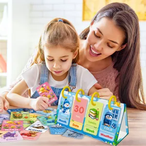 Giocattolo calendario educativo per bambini carta cognitiva di data e ora da tavolo