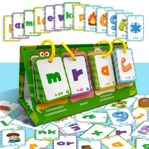 119 carte educative da tavolo per bambini, flashcard di parole e apprendimento precoce