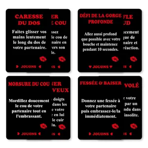 Franse koppel interactie kaartjes volwassen bordspel romantische kaart set 50st