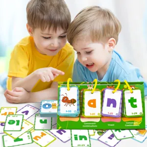 Vista dettagliata del supporto per carte educative per bambini, giocattolo interattivo.
