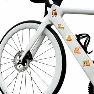 50pcs cute cartoon capybara stickers waterproof vinyl decals for phone case laptop bicycle