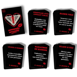 Frans koppel kaartspel romantisch volwassenen interactief 50 kaarten feest leuk spel