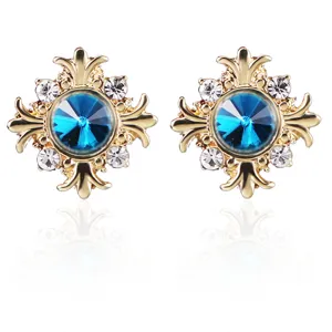 Vintage Legierung Strass Kreuz Brosche Bunte Edelstein Reversnadel Für Herren Damen Business Anzug Individuelle Abzeichen Accessoire