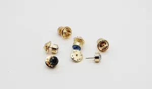 Exquisite Mini Strass Reversnadeln Set, stilvolle goldfarbene Metall Kragenknöpfe für Anzüge Hemden.