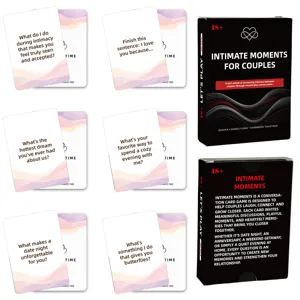 Paare Intimität Kartenspiel 50 Stk Erwachsene Beziehung Gesprächsstarter romantische Geschenke
