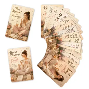 18pcs Aesthetic Motivational Quote Cards Warm Wall Decor Planner Art Prints Set