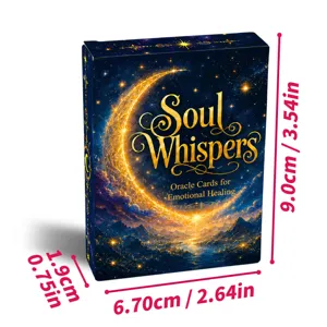 Soul Whispers Starry Sky Oracle Cards Spiritual Emotional Healing Guidance Board Game Deck Box