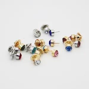 Exquisites Strass-Reversnadeln-Set, stilvolle Mini Anstecknadeln für Anzüge und Hemden.